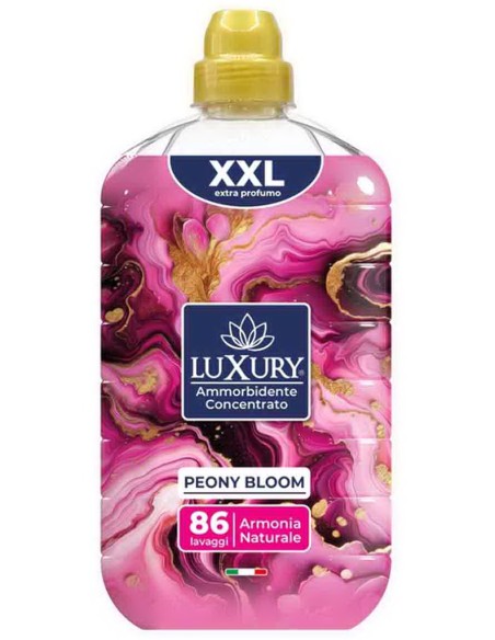 Luxury Ammorborbidente Concentrato - 1800ml 86 Lavaggi - Peonia